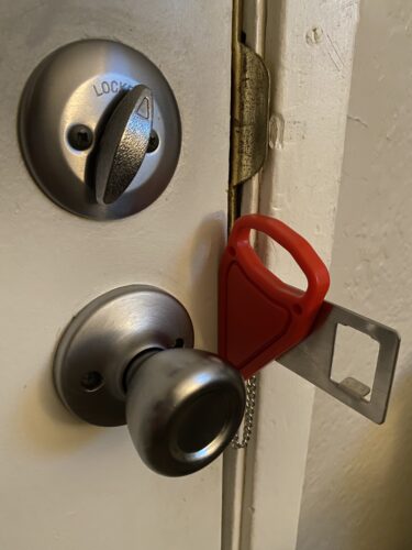 Portable Door Lock Safety Latch photo review